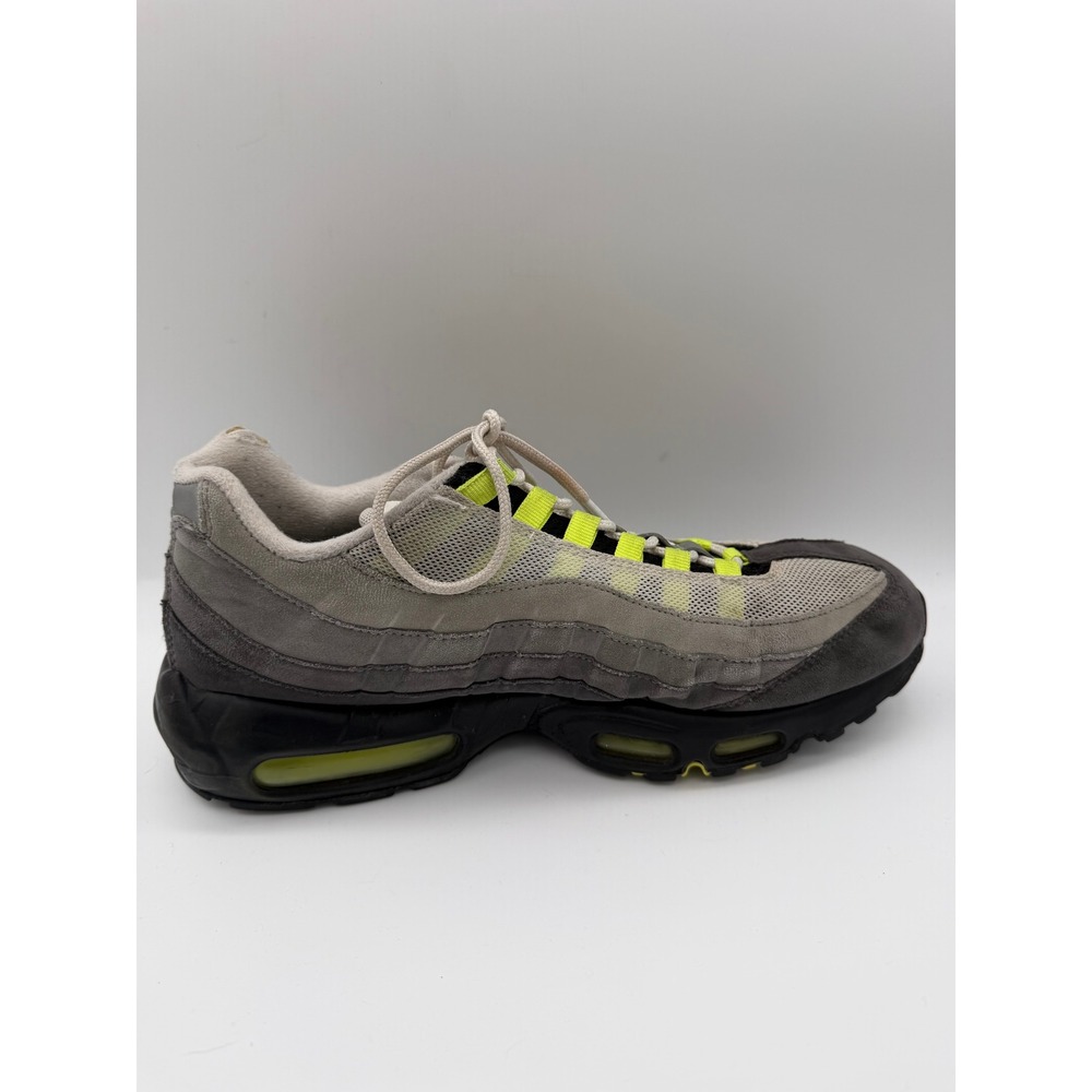 Nike Air Max 95 OG Neon Grey Volt Black 554970-071 Mens Size 11 Running Shoes - Picture 10 of 11